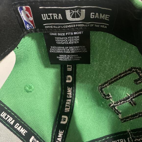 ULTRA GAME BOSTON CELTICS LOGO SNAPBACK HAT OSFM NEW $40 - Picture 7 of 7